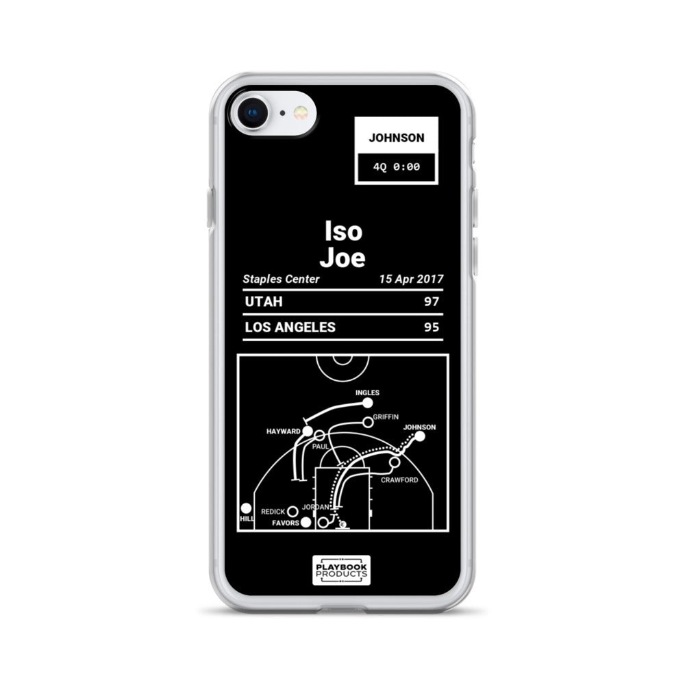 Utah Jazz Greatest Plays iPhone Case: Iso Joe (2017)