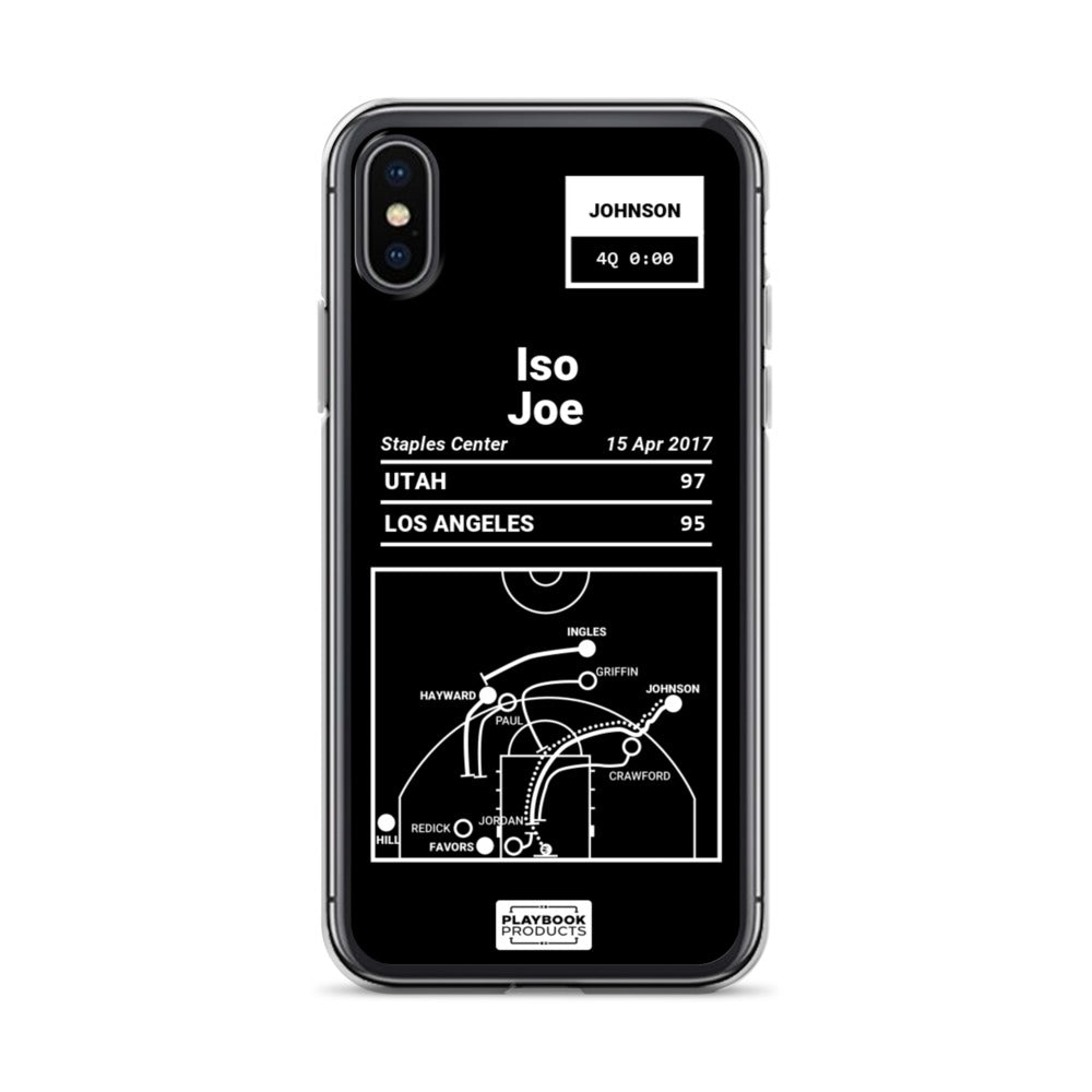 Utah Jazz Greatest Plays iPhone Case: Iso Joe (2017)