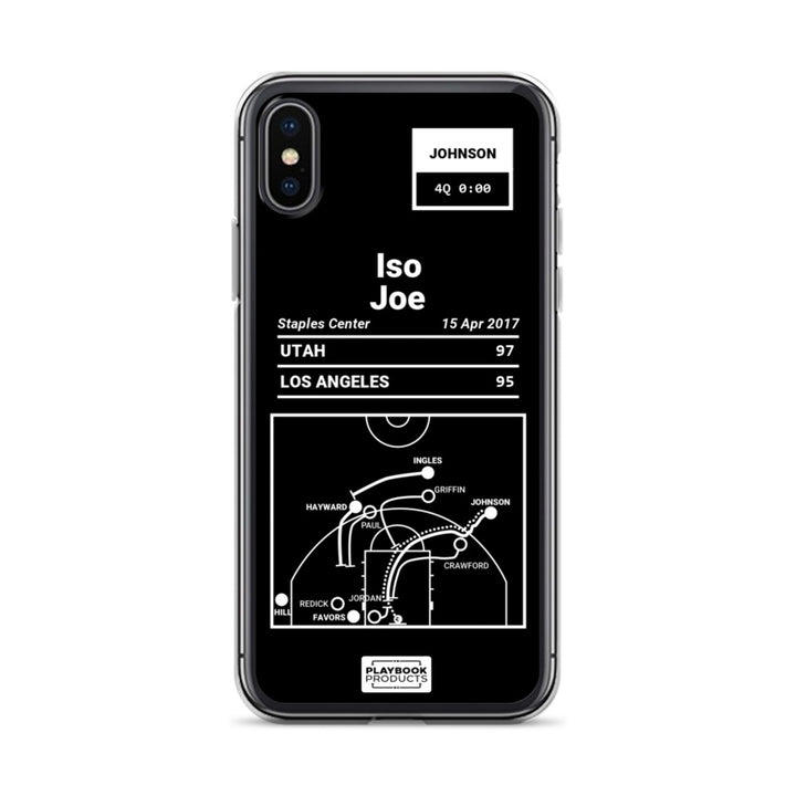 Utah Jazz Greatest Plays iPhone Case: Iso Joe (2017)