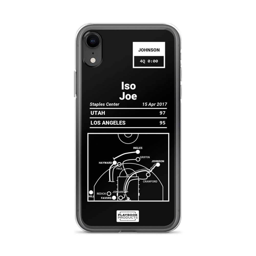 Utah Jazz Greatest Plays iPhone Case: Iso Joe (2017)