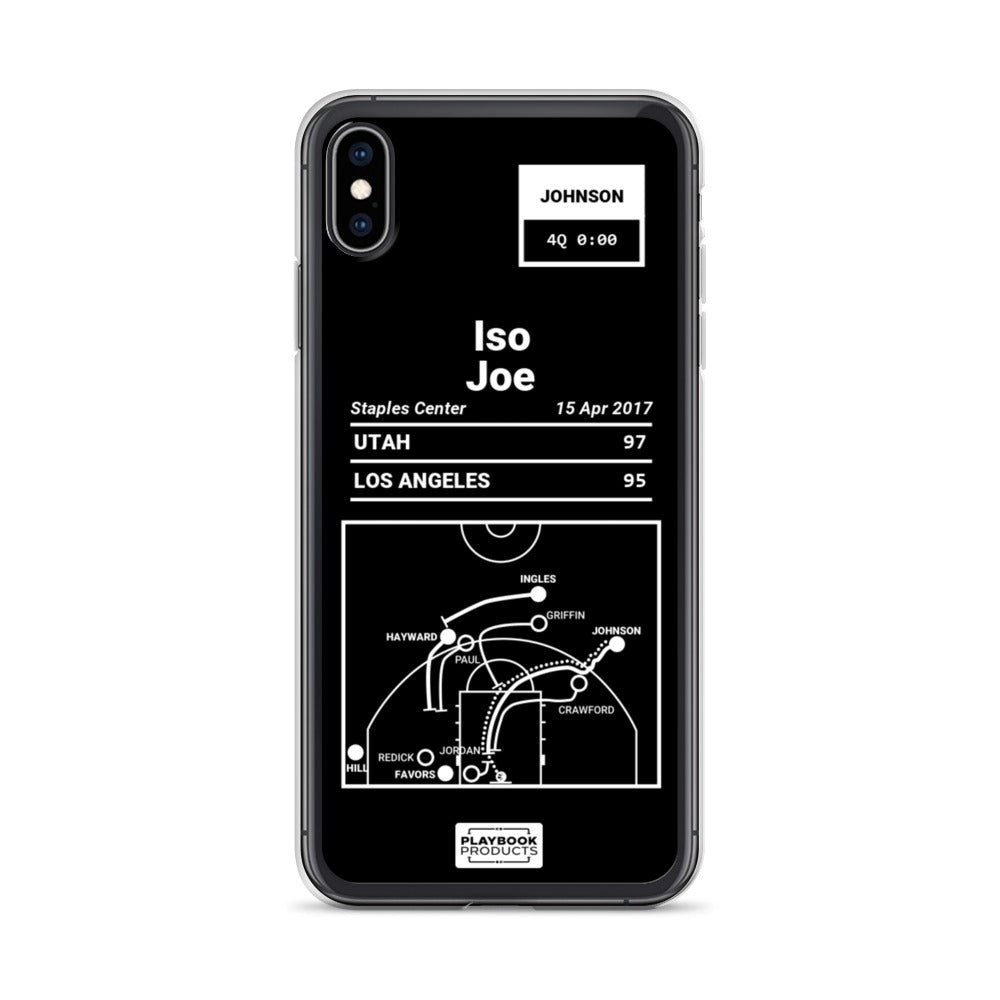 Utah Jazz Greatest Plays iPhone Case: Iso Joe (2017)