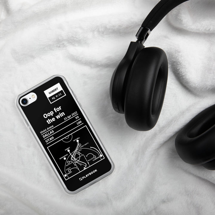 Utah Jazz Greatest Plays iPhone Case: Oop for the win (2022)