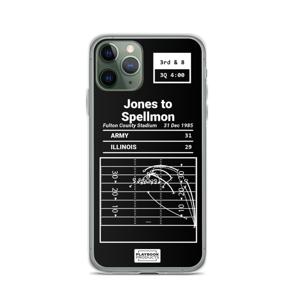 Army Football Greatest Plays iPhone Case: Back-to-Back Bowls (1985)