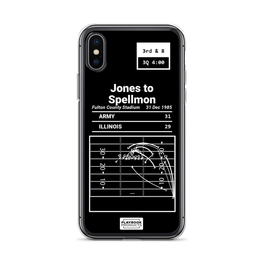 Army Football Greatest Plays iPhone Case: Back-to-Back Bowls (1985)