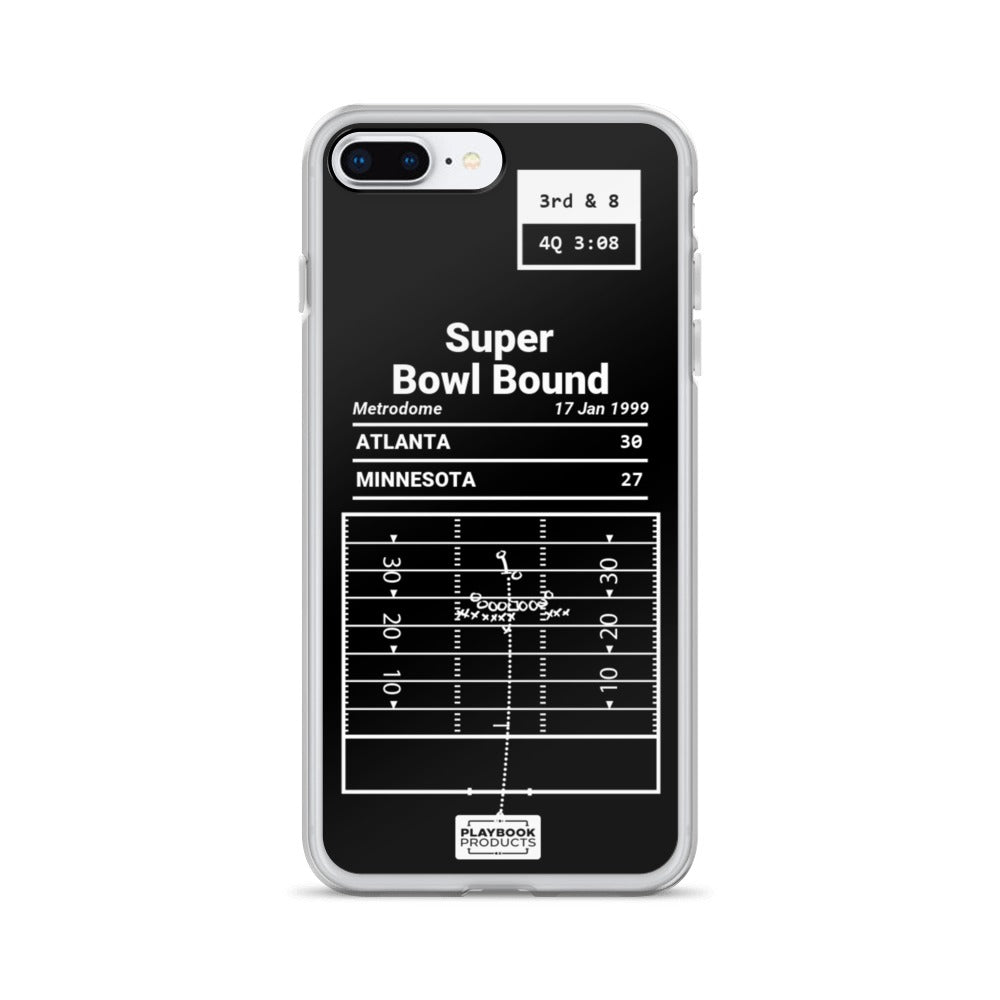 Atlanta Falcons Greatest Plays iPhone Case: Super Bowl Bound (1999)