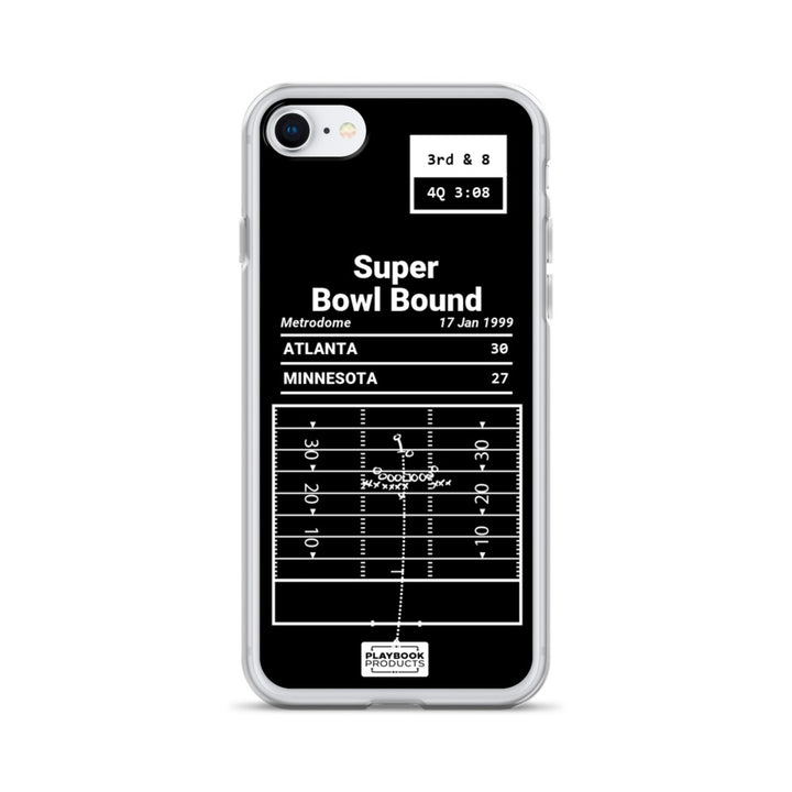 Atlanta Falcons Greatest Plays iPhone Case: Super Bowl Bound (1999)