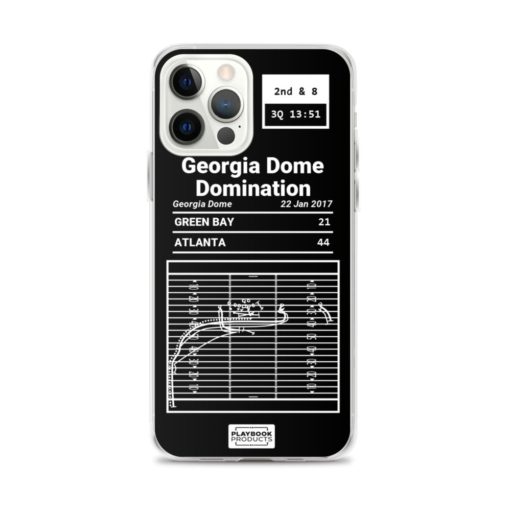 Atlanta Falcons Greatest Plays iPhone Case: Georgia Dome Domination (2017)