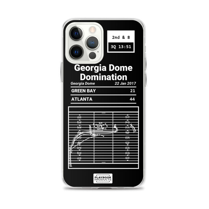 Atlanta Falcons Greatest Plays iPhone Case: Georgia Dome Domination (2017)