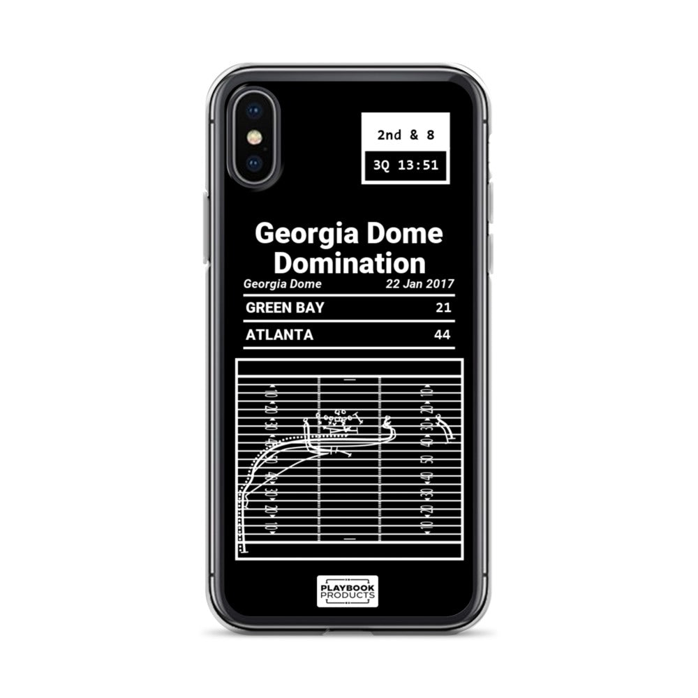 Atlanta Falcons Greatest Plays iPhone Case: Georgia Dome Domination (2017)
