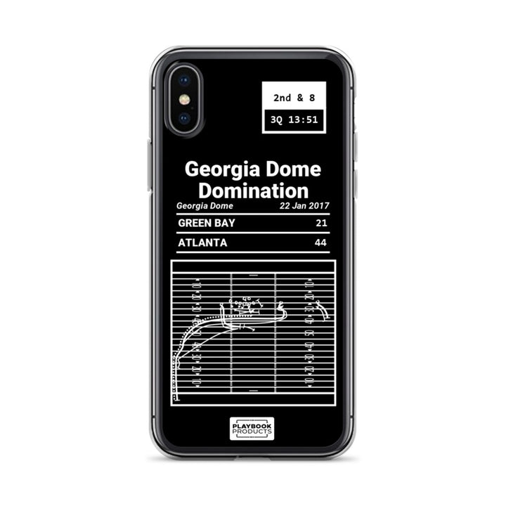 Atlanta Falcons Greatest Plays iPhone Case: Georgia Dome Domination (2017)