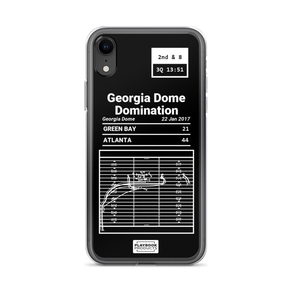 Atlanta Falcons Greatest Plays iPhone Case: Georgia Dome Domination (2017)
