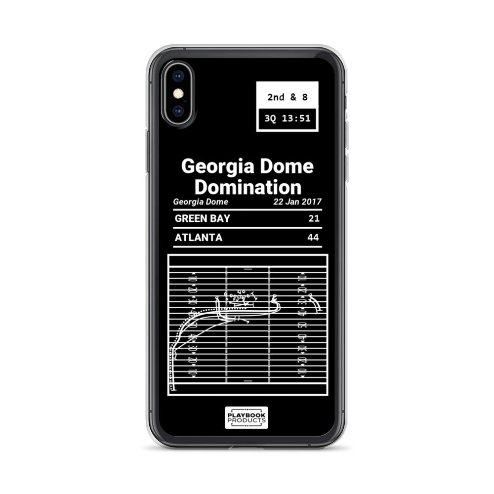 Atlanta Falcons Greatest Plays iPhone Case: Georgia Dome Domination (2017)
