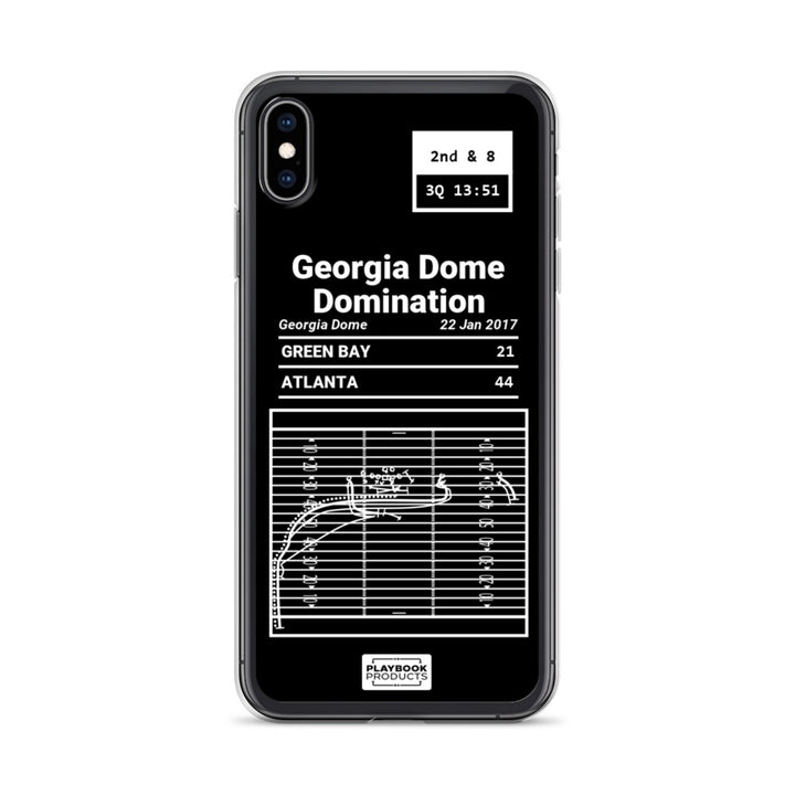 Atlanta Falcons Greatest Plays iPhone Case: Georgia Dome Domination (2017)