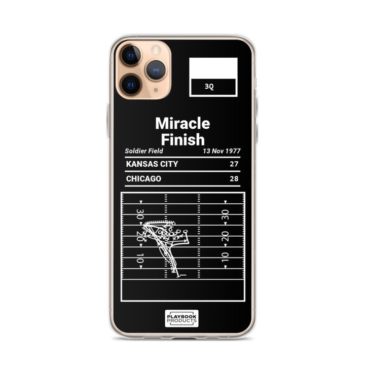 Chicago Bears Greatest Plays iPhone Case: Miracle Finish (1977)