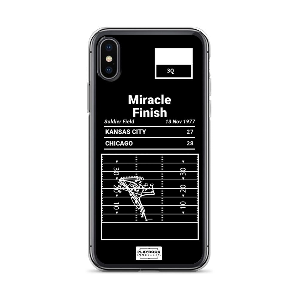 Chicago Bears Greatest Plays iPhone Case: Miracle Finish (1977)