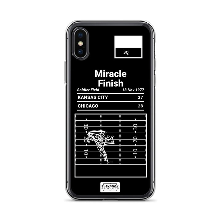 Chicago Bears Greatest Plays iPhone Case: Miracle Finish (1977)