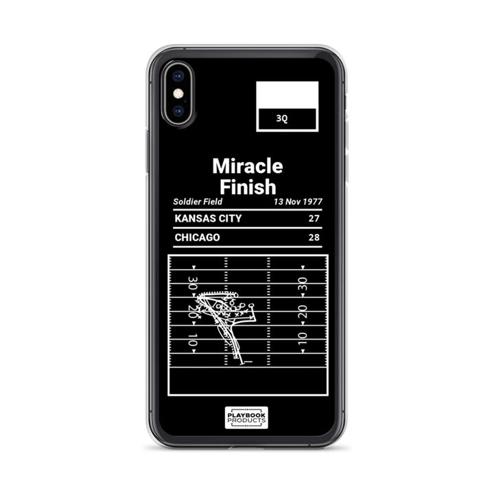 Chicago Bears Greatest Plays iPhone Case: Miracle Finish (1977)