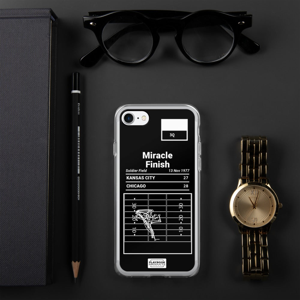 Chicago Bears Greatest Plays iPhone Case: Miracle Finish (1977)