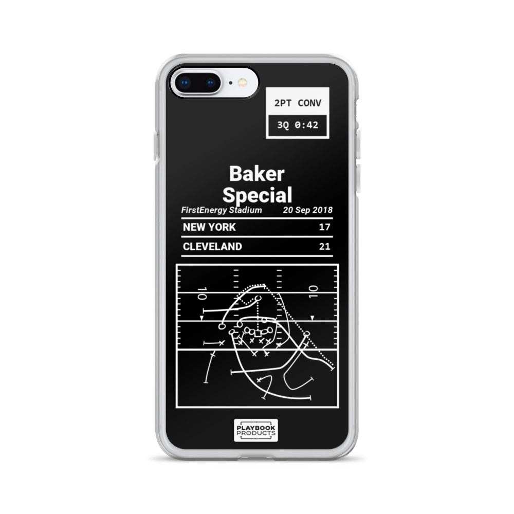 Cleveland Browns Greatest Plays iPhone Case: Baker Special (2018)