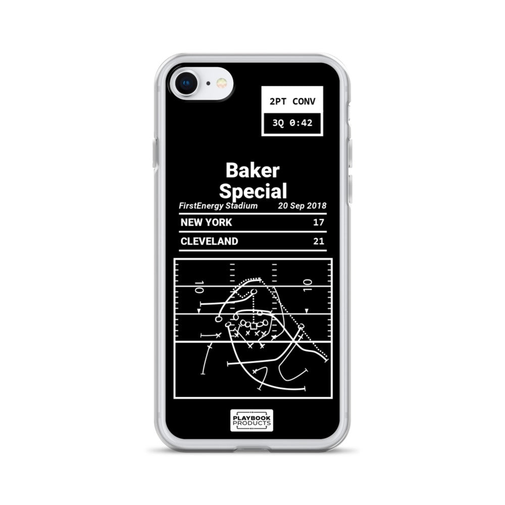 Cleveland Browns Greatest Plays iPhone Case: Baker Special (2018)