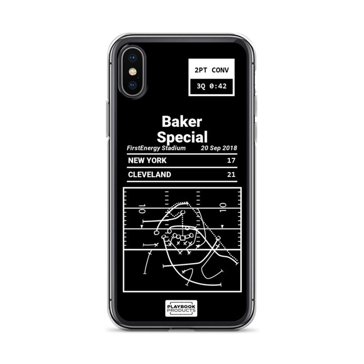 Cleveland Browns Greatest Plays iPhone Case: Baker Special (2018)