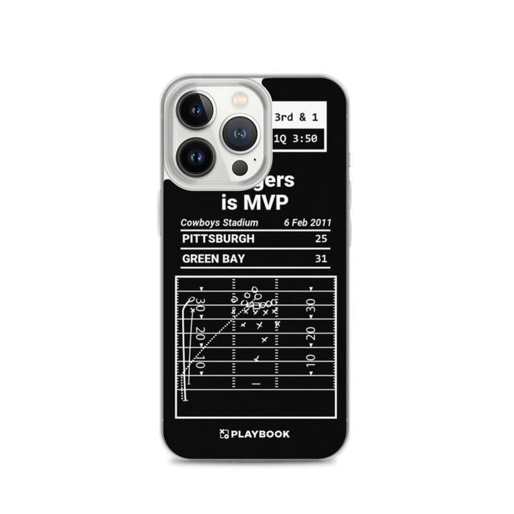 Green Bay Packers Greatest Plays iPhone Case: Rodgers is MVP (2011)