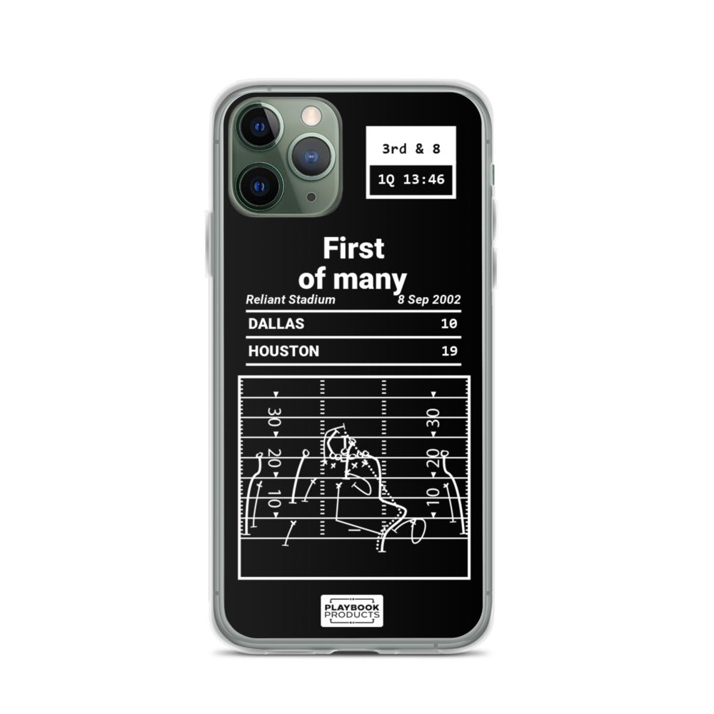 Houston Texans Greatest Plays iPhone Case: First of many (2002)