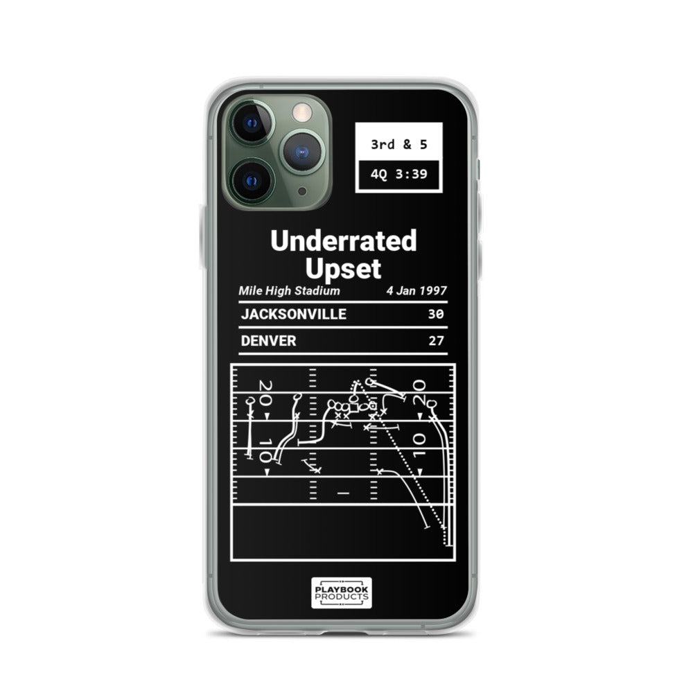 Jacksonville Jaguars Greatest Plays iPhone Case: Underrated Upset (1997)
