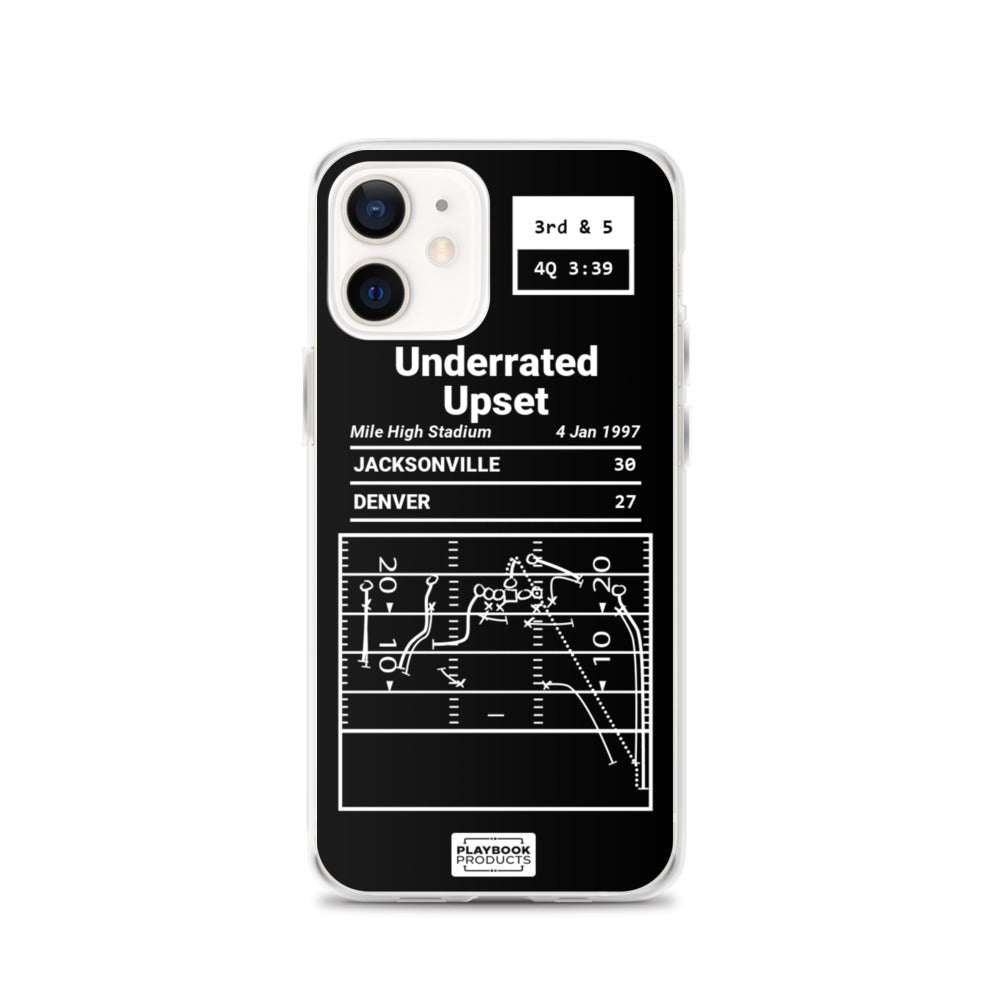 Jacksonville Jaguars Greatest Plays iPhone Case: Underrated Upset (1997)