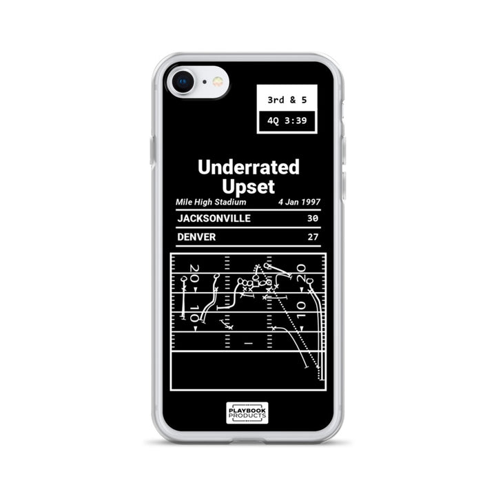 Jacksonville Jaguars Greatest Plays iPhone Case: Underrated Upset (1997)