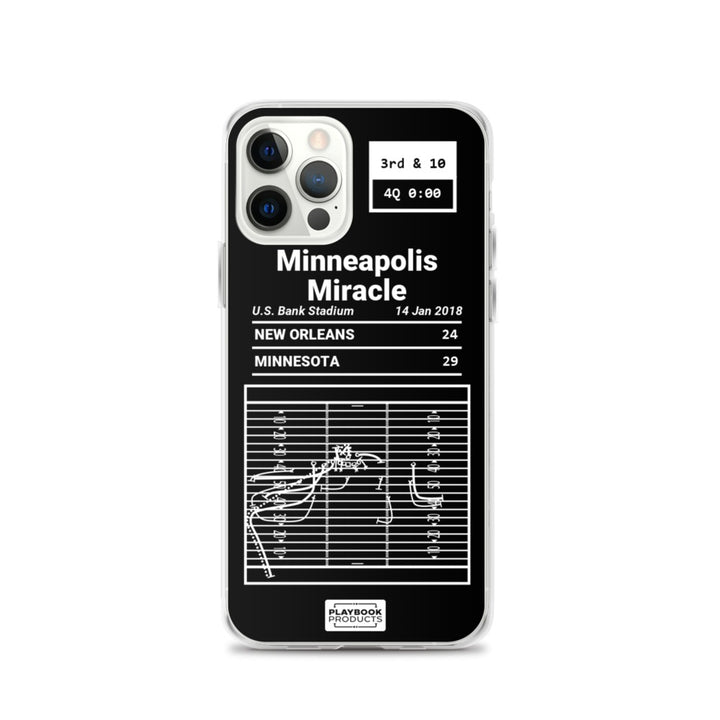 Minnesota Vikings Greatest Plays iPhone Case: Minneapolis Miracle (2018)