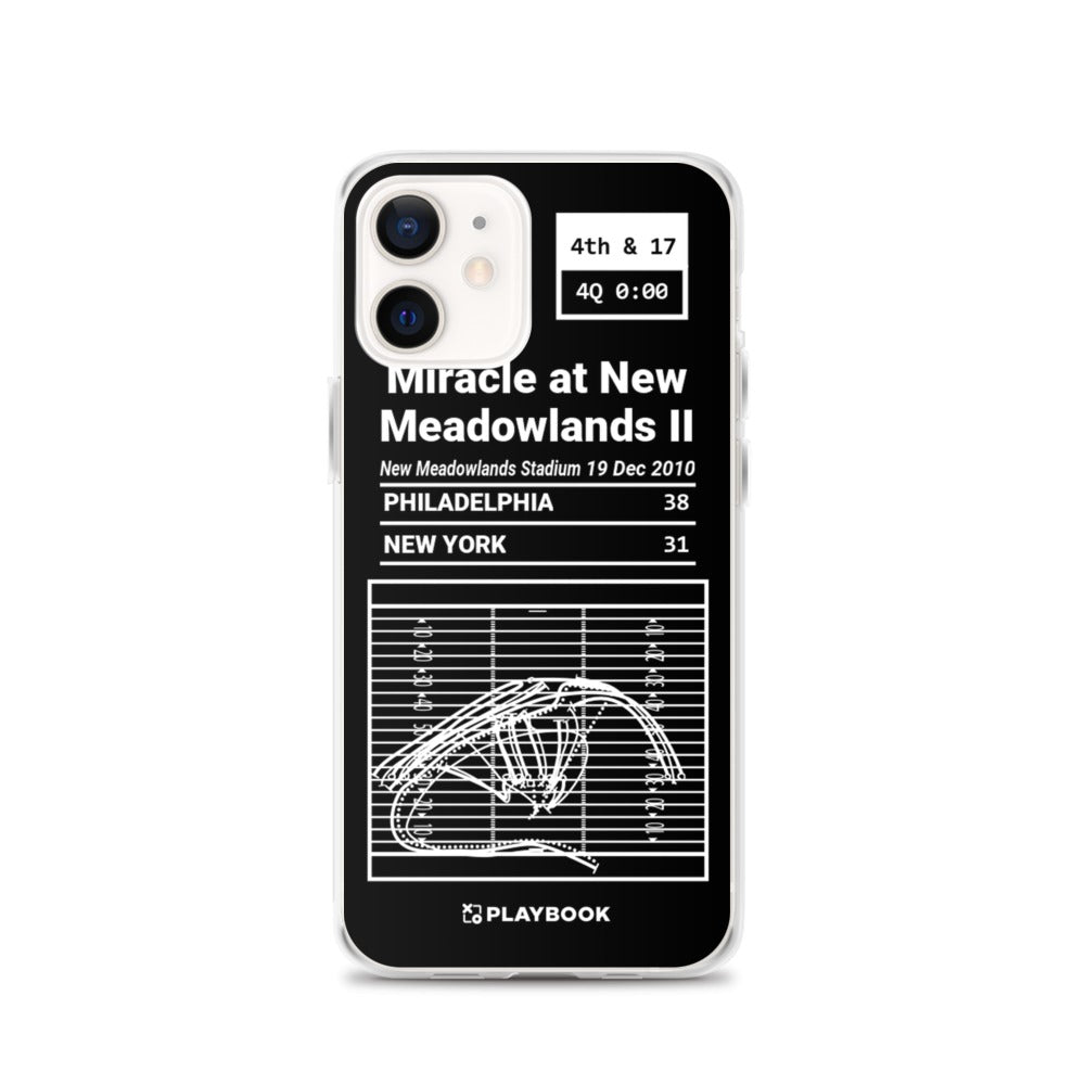 Philadelphia Eagles Greatest Plays iPhone Case: Miracle at New Meadowlands II (2010)