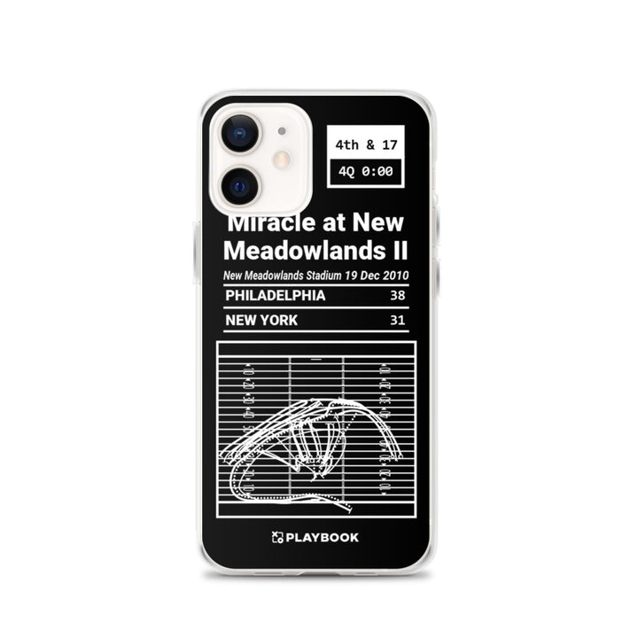 Philadelphia Eagles Greatest Plays iPhone Case: Miracle at New Meadowlands II (2010)