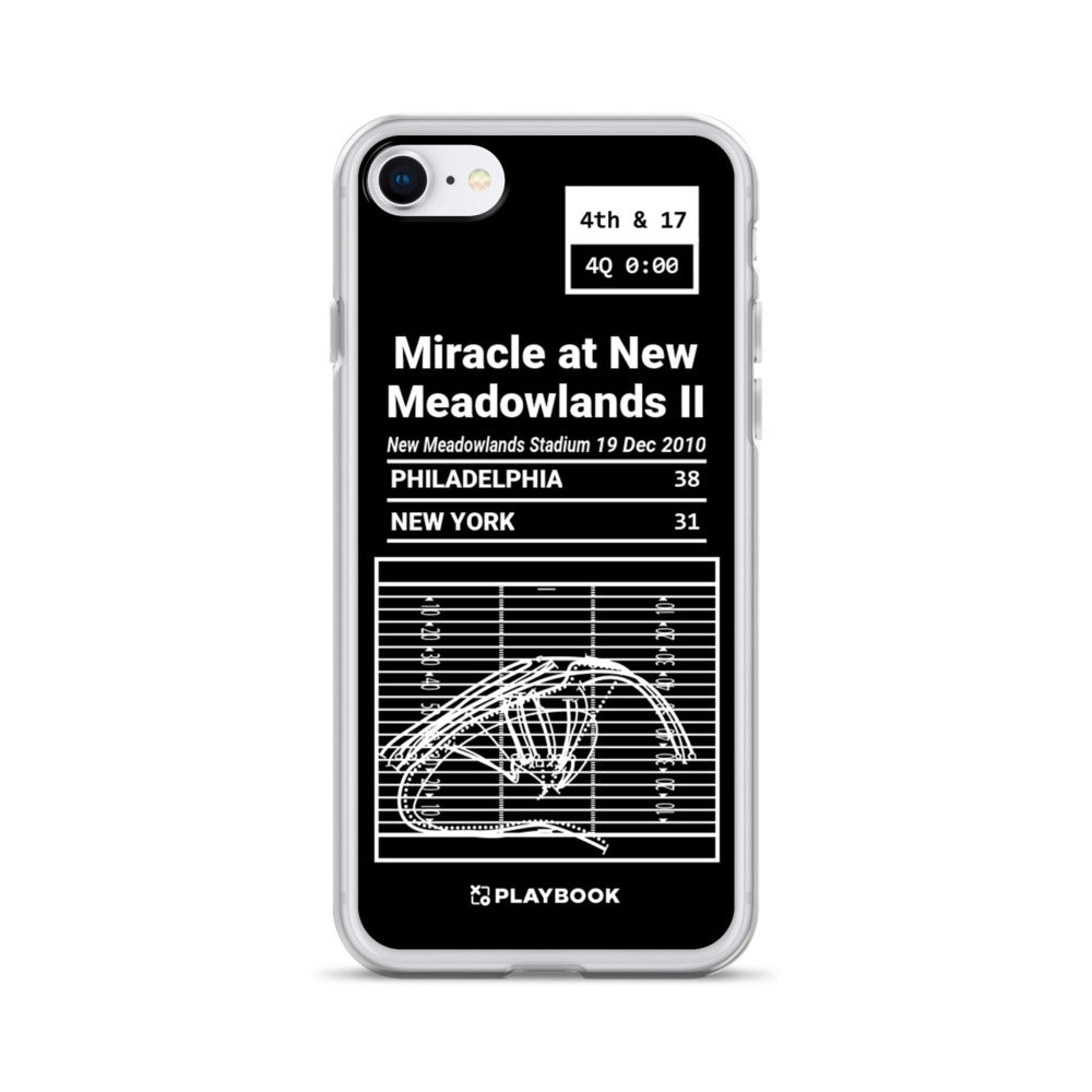 Philadelphia Eagles Greatest Plays iPhone Case: Miracle at New Meadowlands II (2010)
