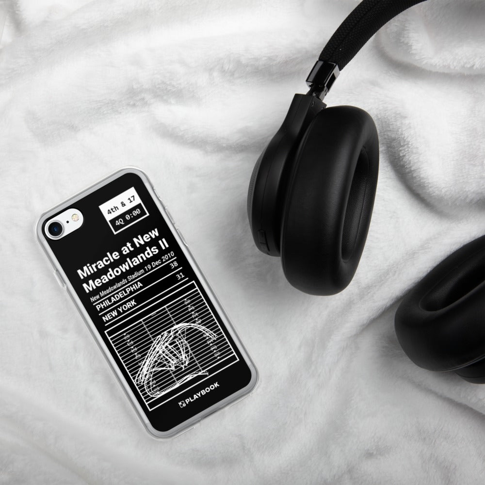 Philadelphia Eagles Greatest Plays iPhone Case: Miracle at New Meadowlands II (2010)