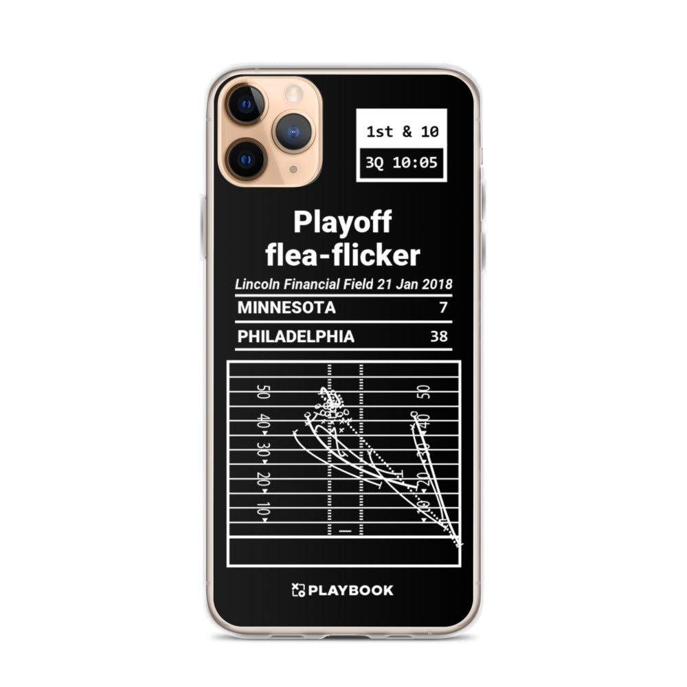 Philadelphia Eagles Greatest Plays iPhone Case: Playoff flea-flicker (2018)