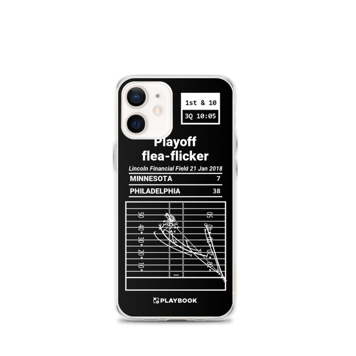 Philadelphia Eagles Greatest Plays iPhone Case: Playoff flea-flicker (2018)