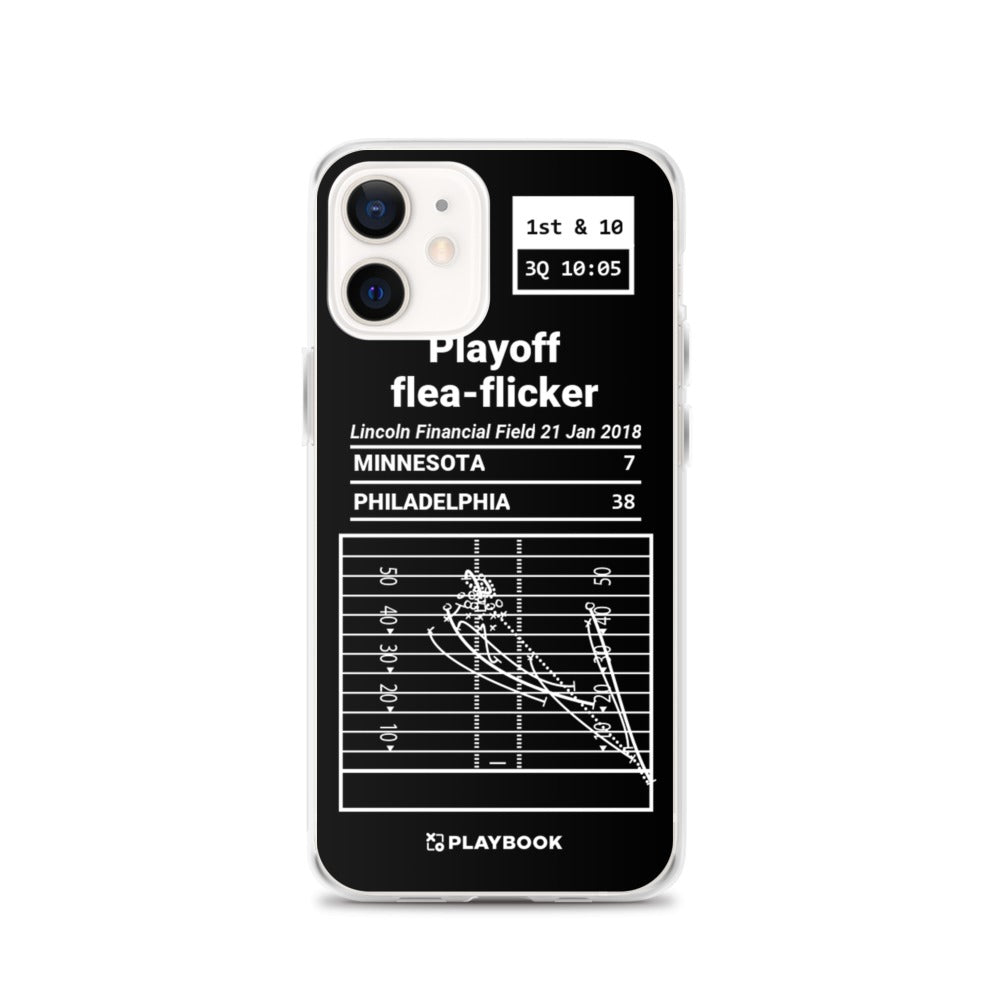 Philadelphia Eagles Greatest Plays iPhone Case: Playoff flea-flicker (2018)
