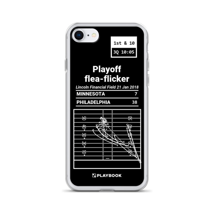 Philadelphia Eagles Greatest Plays iPhone Case: Playoff flea-flicker (2018)
