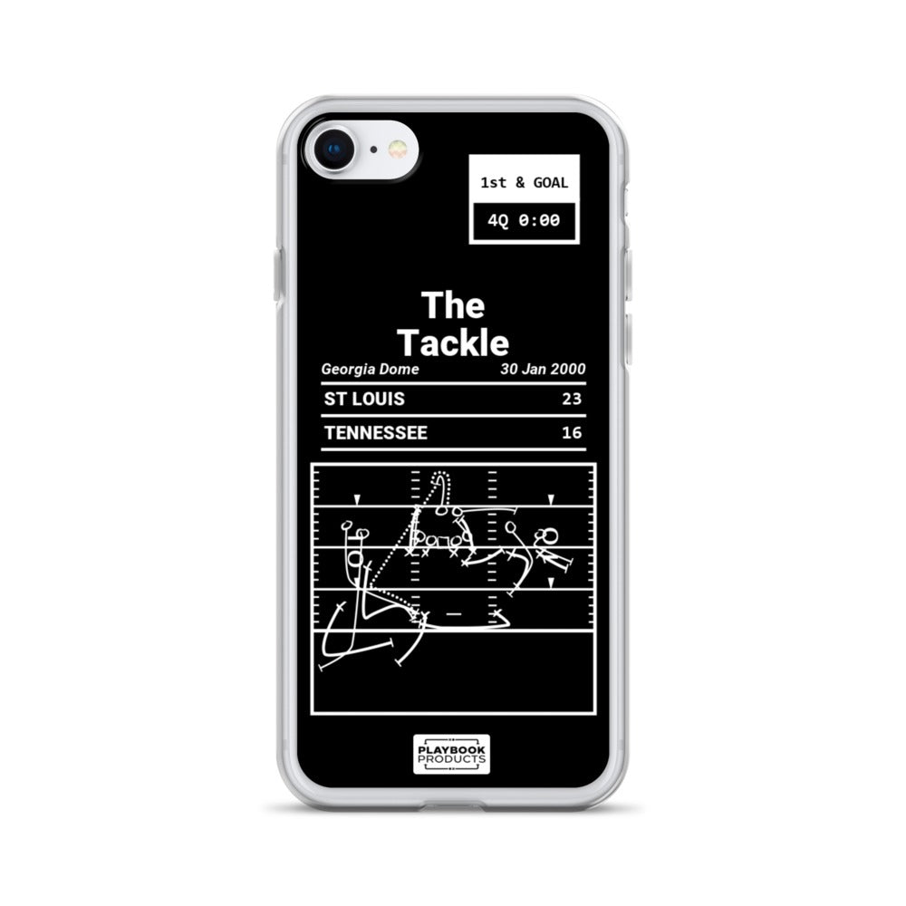 St. Louis Rams Greatest Plays iPhone Case: The Tackle (2000)