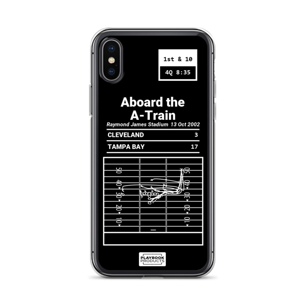 Tampa Bay Buccaneers Greatest Plays iPhone Case: Aboard the A-Train (2002)