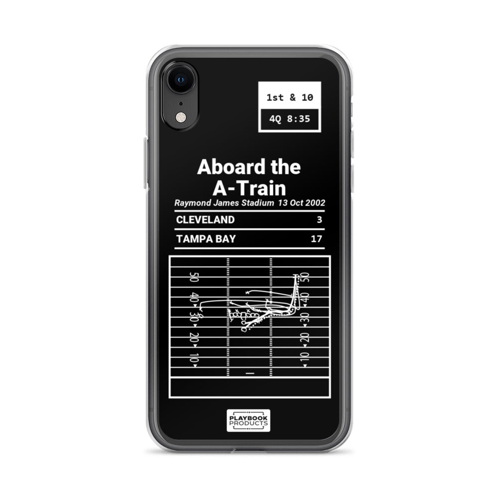 Tampa Bay Buccaneers Greatest Plays iPhone Case: Aboard the A-Train (2002)