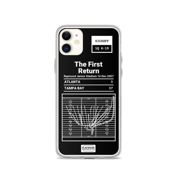 Tampa Bay Buccaneers Greatest Plays iPhone Case: The First Return (2007)