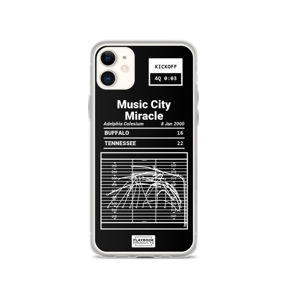 Tennessee Titans Greatest Plays iPhone Case: Music City Miracle (2000)