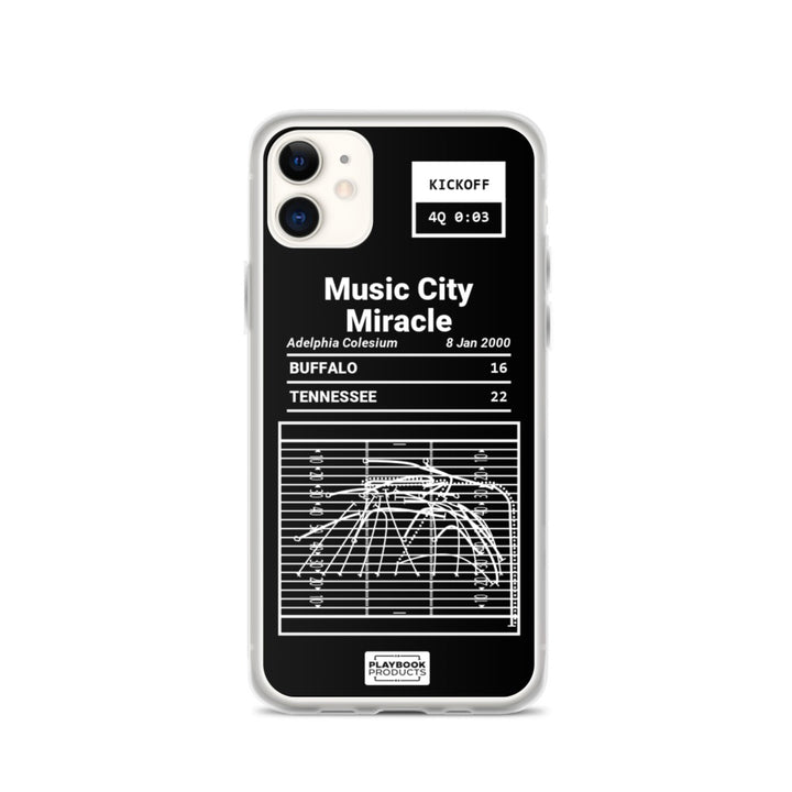 Tennessee Titans Greatest Plays iPhone Case: Music City Miracle (2000)