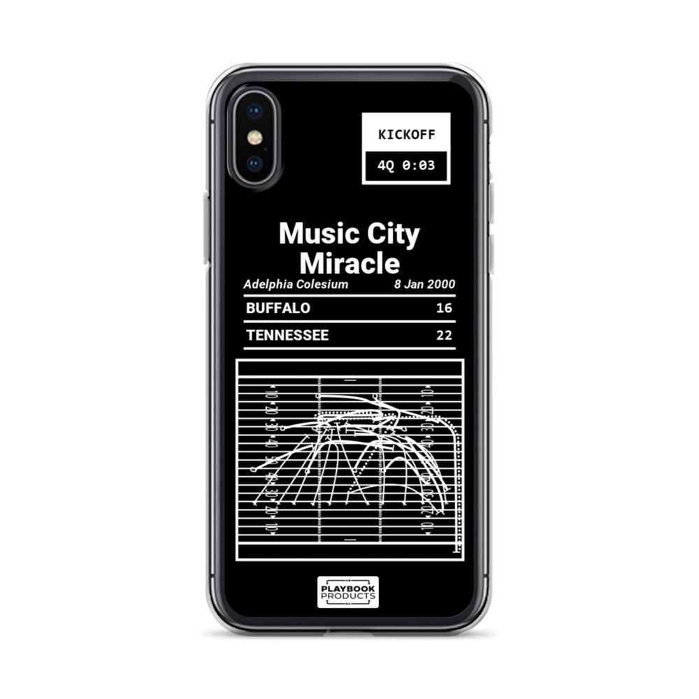 Tennessee Titans Greatest Plays iPhone Case: Music City Miracle (2000)