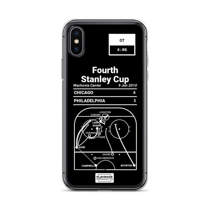 Chicago Blackhawks Greatest Goals iPhone Case: Fourth Stanley Cup (2010)