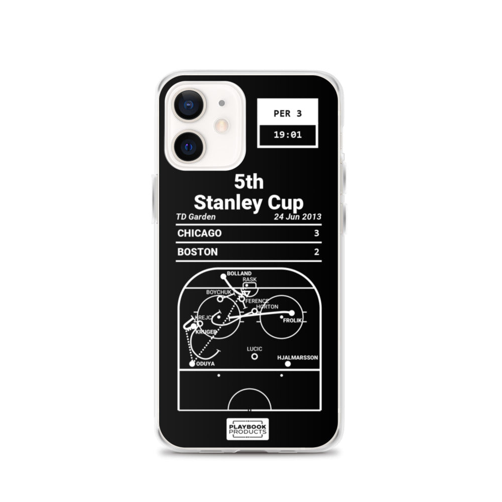 Chicago Blackhawks Greatest Goals iPhone Case: 5th Stanley Cup (2013)
