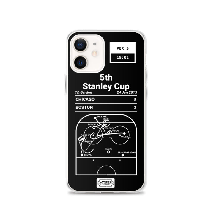 Chicago Blackhawks Greatest Goals iPhone Case: 5th Stanley Cup (2013)