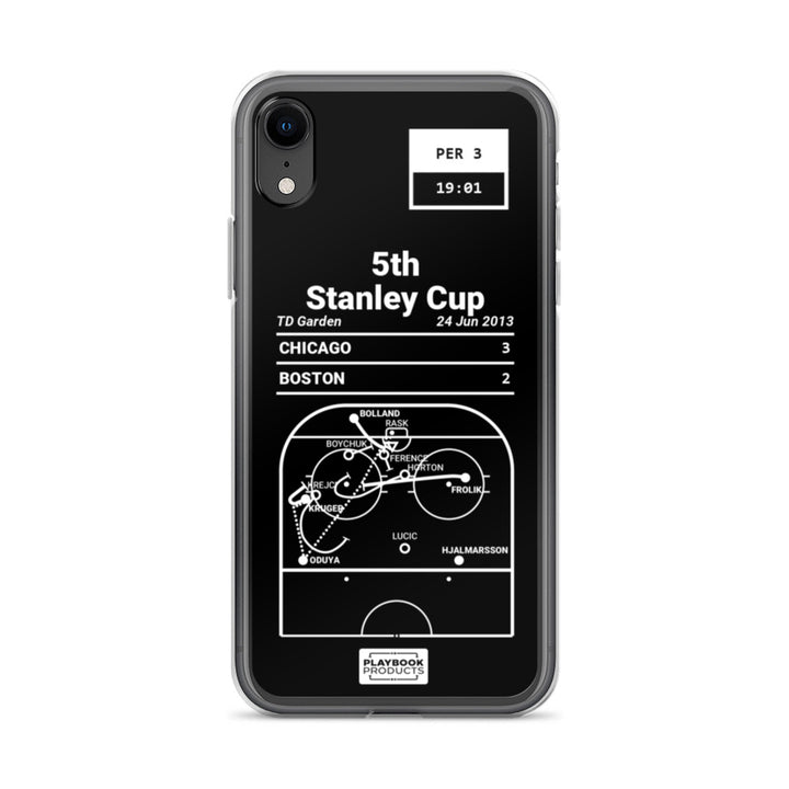 Chicago Blackhawks Greatest Goals iPhone Case: 5th Stanley Cup (2013)